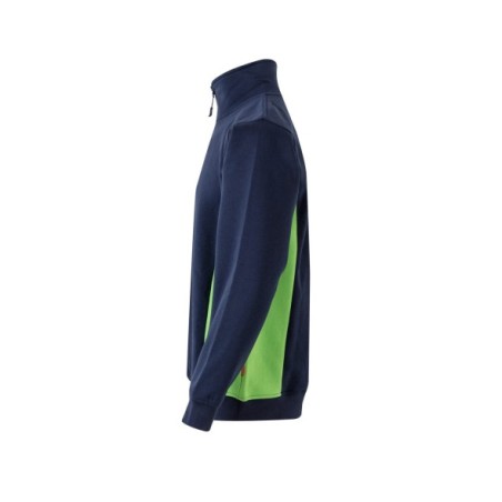 SUDADERA MEDIA CREMALLERA BICOLOR CONSTRASTES
