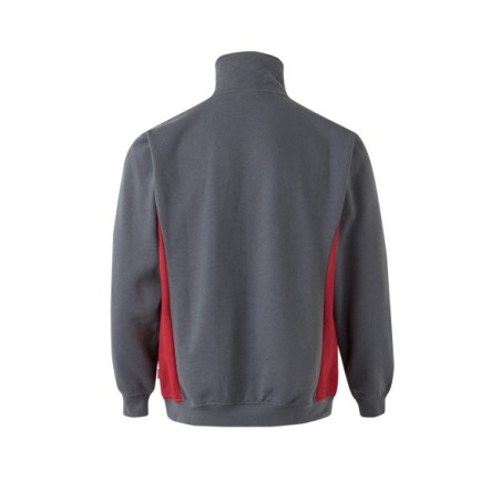 SUDADERA MEDIA CREMALLERA BICOLOR CONSTRASTES