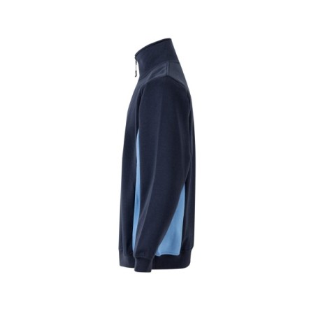 SUDADERA MEDIA CREMALLERA BICOLOR CONSTRASTES