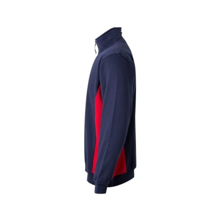 SUDADERA MEDIA CREMALLERA BICOLOR CONSTRASTES