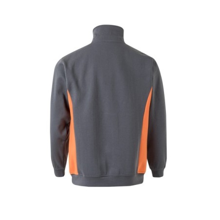 SUDADERA MEDIA CREMALLERA BICOLOR CONSTRASTES