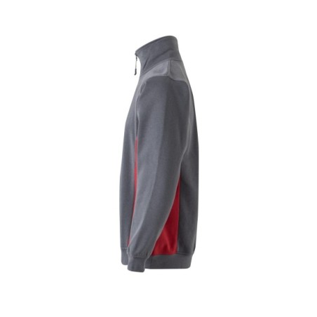 SUDADERA MEDIA CREMALLERA BICOLOR CONSTRASTES