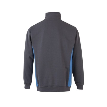 SUDADERA MEDIA CREMALLERA BICOLOR CONSTRASTES