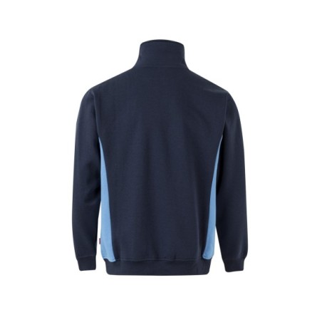 SUDADERA MEDIA CREMALLERA BICOLOR CONSTRASTES