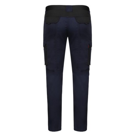 PANTALÓN MULTIBOLSILLOS ELÁSTICO BICOLOR
