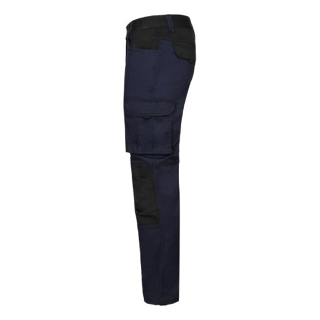 PANTALÓN MULTIBOLSILLOS ELÁSTICO BICOLOR