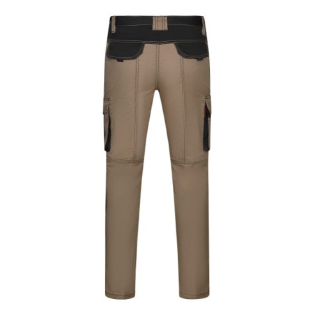 PANTALÓN MULTIBOLSILLOS ELÁSTICO BICOLOR