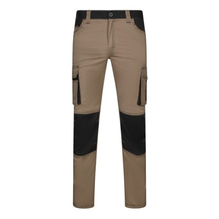 PANTALÓN MULTIBOLSILLOS ELÁSTICO BICOLOR