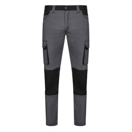 PANTALÓN MULTIBOLSILLOS ELÁSTICO BICOLOR