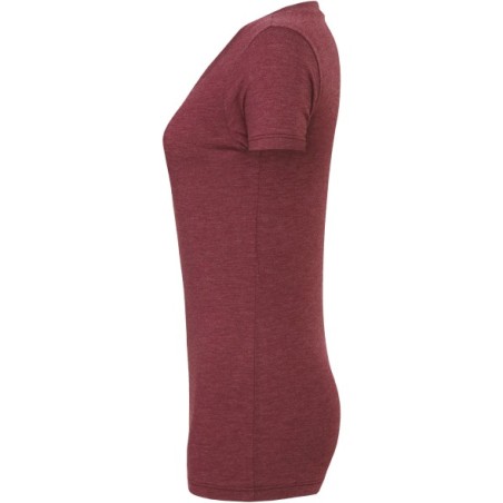 Camiseta Triblend cuello redondo mujer