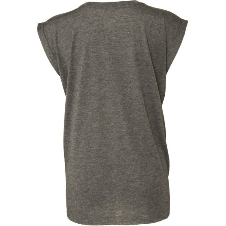 Camiseta Flowy manga vuelta mujer