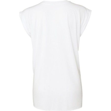 Camiseta Flowy manga vuelta mujer