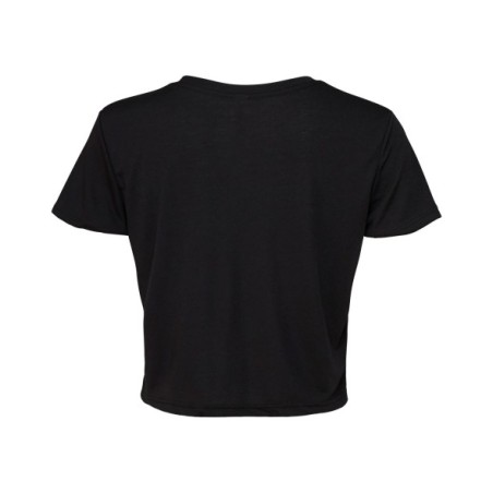 Camiseta Flowy corta bajo desigual