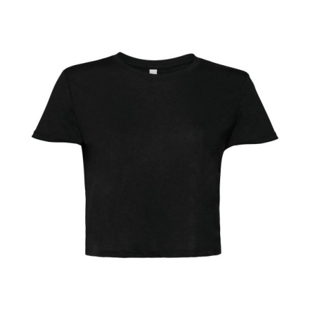 Camiseta Flowy corta bajo desigual