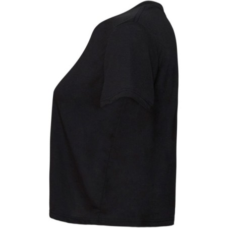 Camiseta Flowy corta bajo desigual