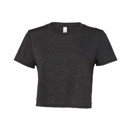 Camiseta Flowy corta bajo desigual