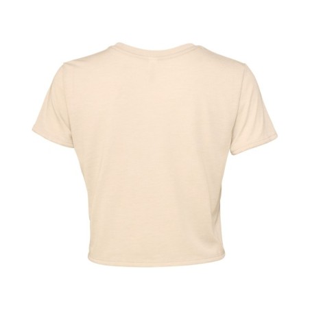 Camiseta Flowy corta bajo desigual