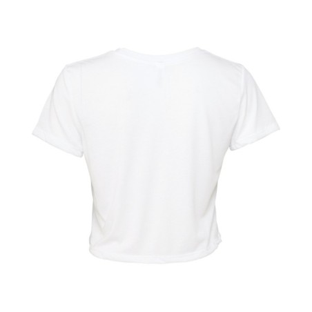 Camiseta Flowy corta bajo desigual