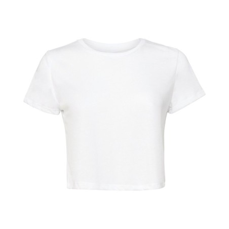 Camiseta Flowy corta bajo desigual