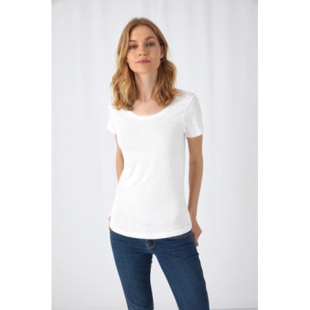Camiseta Organic Slub Inspire mujer