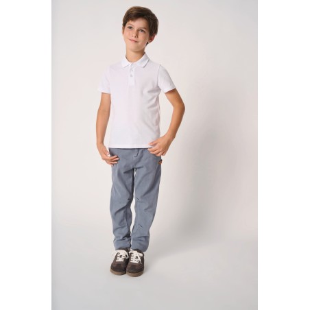 Polo punto piqué infantil