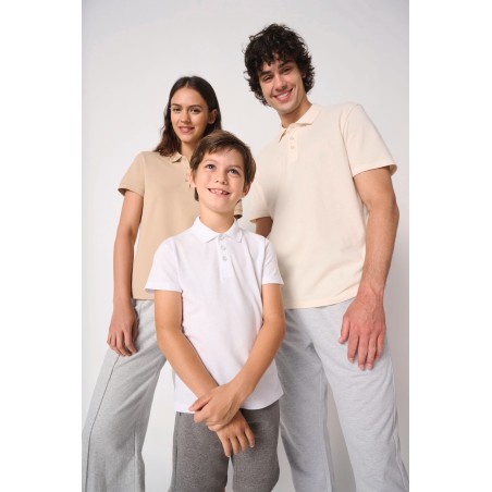 Kids\\\' pique polo shirt