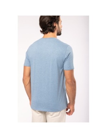 Camiseta Henley ecorresponsable manga corta - 140 g 2