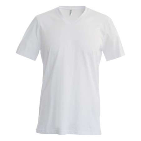 CAMISETA DE TRABAJO MANGA CORTA CUELLO PICO