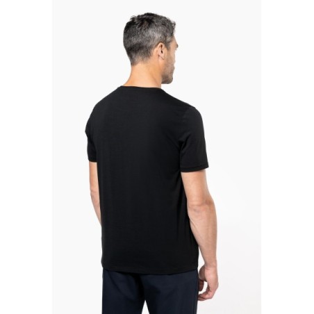 Camiseta Supima® cuello redondo maga corte hombre