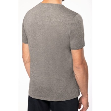 Camiseta Supima® cuello redondo maga corte hombre