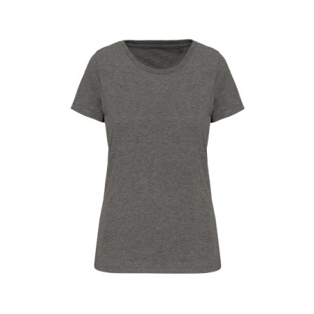 Camiseta Supima® cuello redondo maga corta mujer