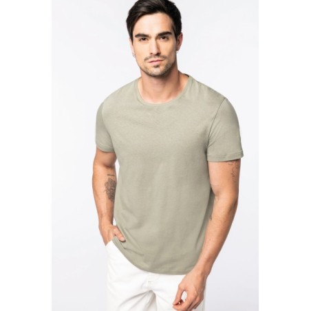 Camiseta unisex con lino y algodón orgánico