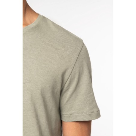 Camiseta unisex con lino y algodón orgánico
