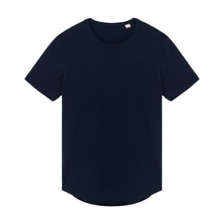 Camiseta con dobladillo redondeado hombre