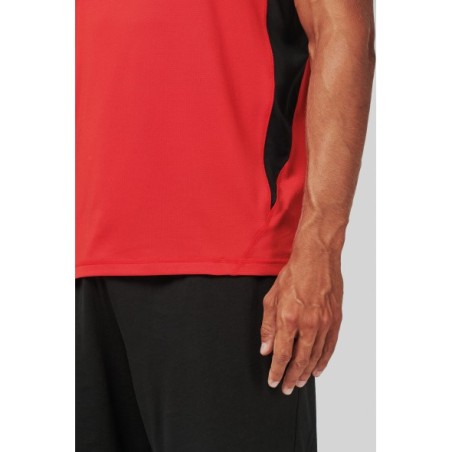 Camiseta de tirantes deportiva bicolor