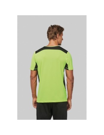 Camiseta deportiva bicolor unisex 2
