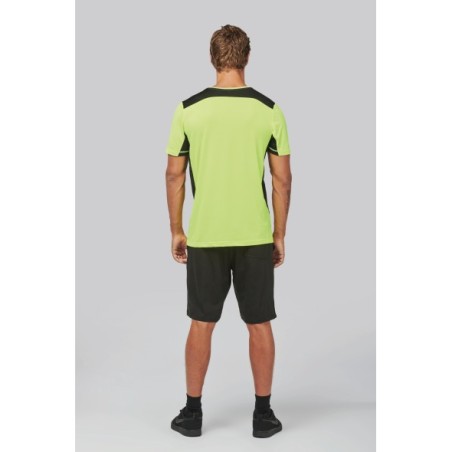 Camiseta deportiva bicolor unisex