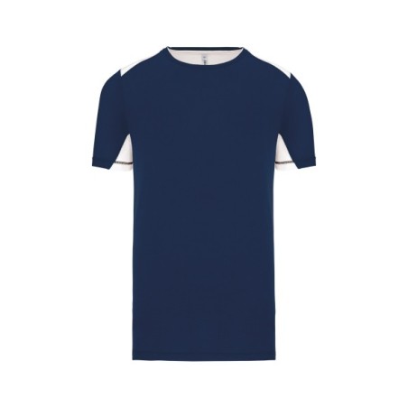 Camiseta deportiva bicolor unisex