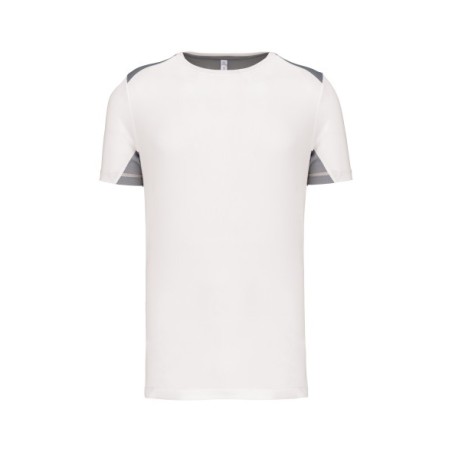 Camiseta deportiva bicolor unisex