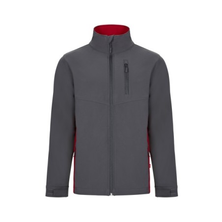 CHAQUETA CREMALLERA SOFTSHELL BICOLOR 