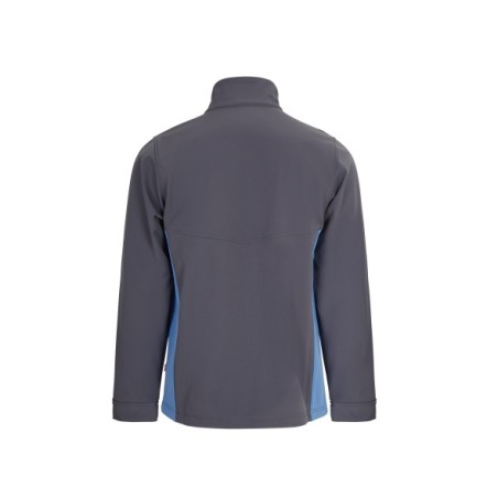 CHAQUETA CREMALLERA SOFTSHELL BICOLOR 