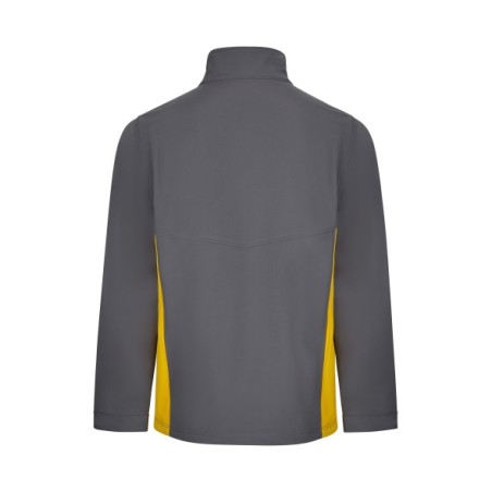 CHAQUETA CREMALLERA SOFTSHELL BICOLOR 