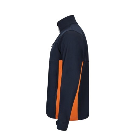 CHAQUETA CREMALLERA SOFTSHELL BICOLOR 