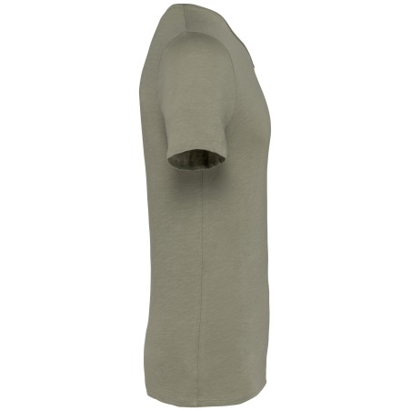 Eco-friendly men\\\'s slub t-shirt with raw edges