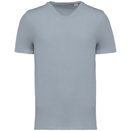 Eco-friendly men\\\'s slub t-shirt with raw edges