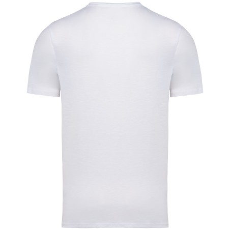 Camiseta ecorresponsable slub con bordes sin rematar hombre