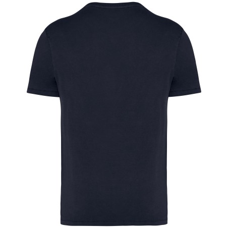 Eco-friendly unisex washed effect t-shirt