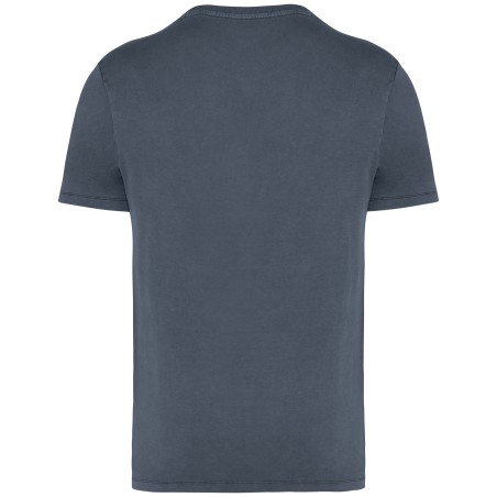 Eco-friendly unisex washed effect t-shirt