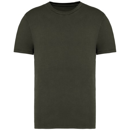 Camiseta ecorresponsable efecto lavado unisex