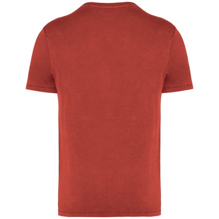 Camiseta ecorresponsable efecto lavado unisex